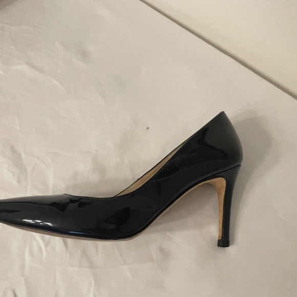 LK Bennett Floret Blue Patent Leather Pump -  size 6.5 (37) - Picture 4 of 8